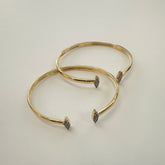 Gold Filled Cuff w/ CZ Stones